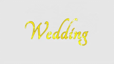 Wedding animation. The wedding of title. Wedding intro. Elegant gold particles. Stock Footage 321027457