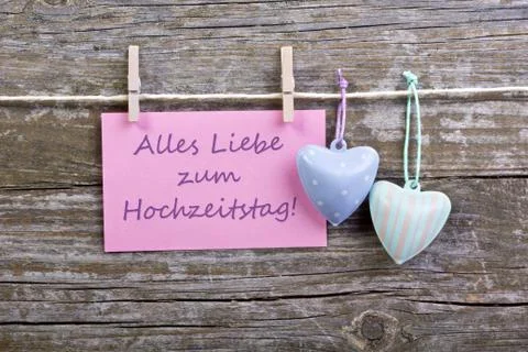 Wedding anniversary Foto stock