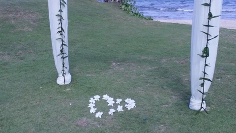 Wedding Arc Stock Footage 104787331