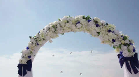 Wedding arch. Stock Footage 31042904