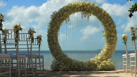Wedding arch Stock Footage 101417258