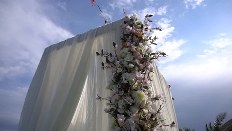 The wedding arch Stock Footage 102943982