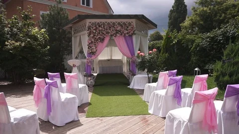 Wedding arch Video stock 107201800