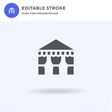 Wedding Arch icon vector, filled flat sign, solid pictogram isolated on white イラスト素材