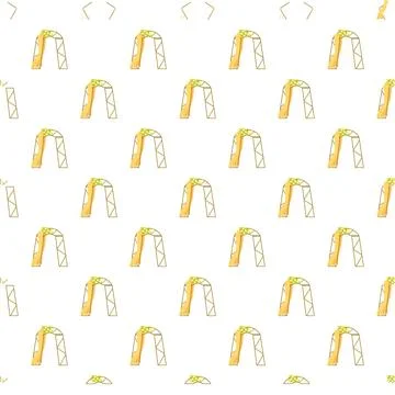 Wedding arch pattern for ceremony and celebration Stock Illustration