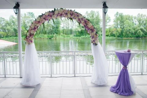 Wedding arch Stock Photos