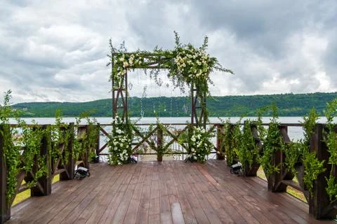 Wedding arch Stock Photos