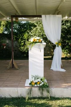 Wedding arch. Stock Photos