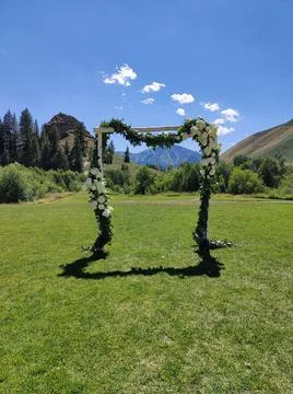 Wedding arch Stock Photos