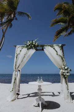 Wedding arch Stock Photos