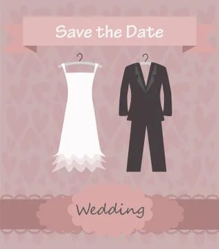 Wedding arrangement Stock Illustration