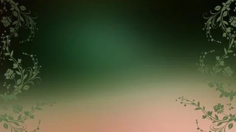 Wedding Background  Green Stock Illustration