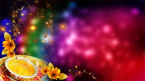 Wedding Background, Haldi, Multicolour Stock Illustration