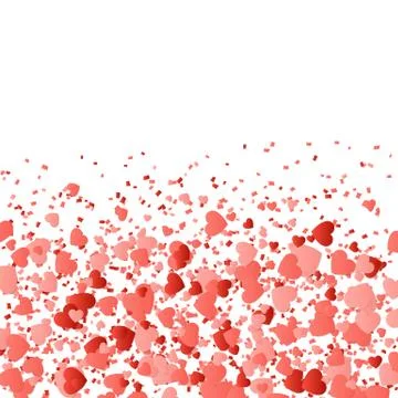 Wedding background with hearts Stock Illustration