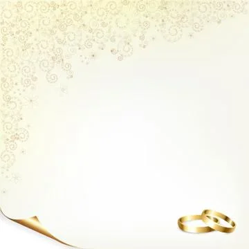 Wedding background Stock Illustration