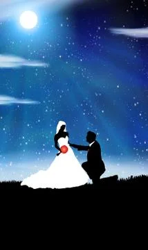 Wedding background Stock Illustration