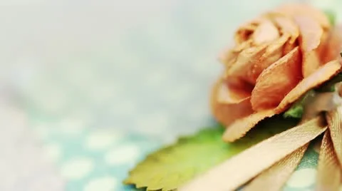 Wedding background rotate closeup Stock Footage 12526576