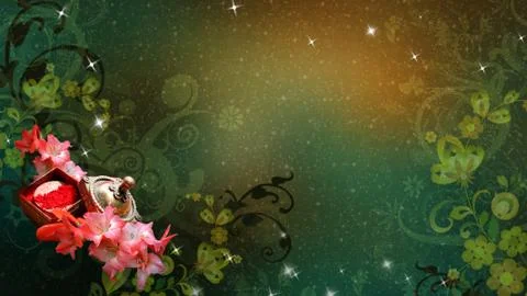 Wedding Backgrounds 06, Sindur Stock Illustration