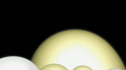 Wedding Balloons Transition HD Stock Footage 10870529