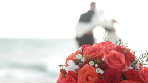 Wedding On The Beach 스톡 동영상 72568190