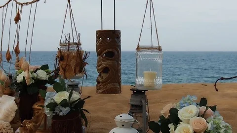 Wedding on the beach Stock Footage 91143600