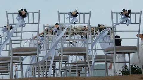 Wedding on the beach Stock Footage 91144921