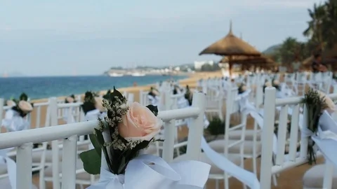 Wedding on the beach Stock Footage 91144971