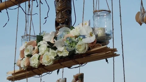 Wedding on the beach Stock Footage 91145035