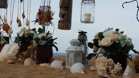 Wedding on the beach Stock Footage 91145230