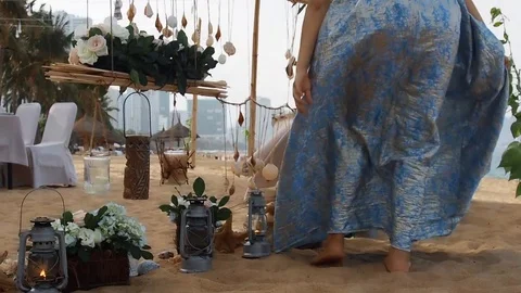 Wedding on the beach Stock Footage 91145407