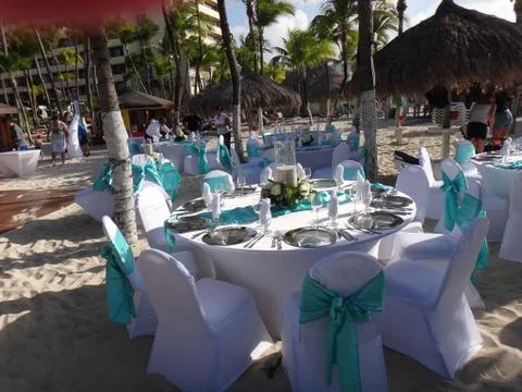 Wedding on the beach Stock Photos