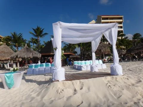 Wedding on the beach Stock Photos