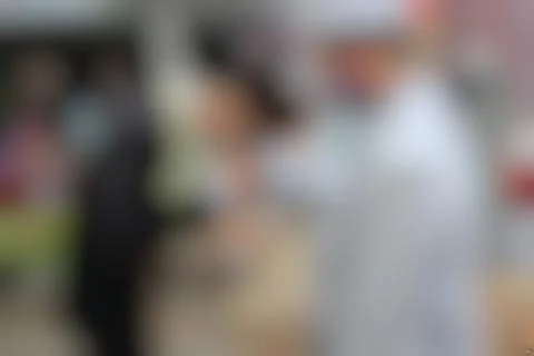 Wedding with a blurred background Stock Photos