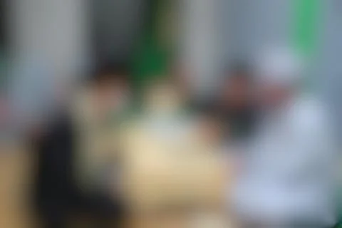 Wedding with a blurred background Stock Photos