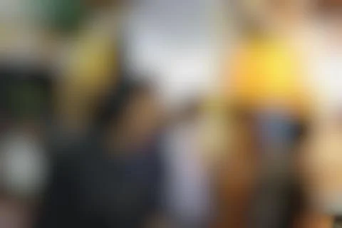 Wedding with a blurred background Stock Photos