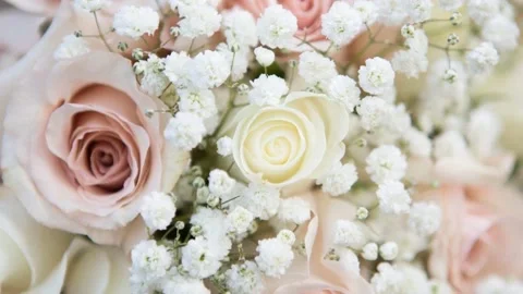 Wedding Bouquet Animation Background Stock Footage 240010734