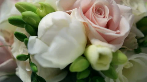 Wedding Bouquet CU Stock Footage 45937514