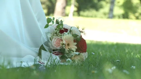 Wedding Bouquet Stock Footage