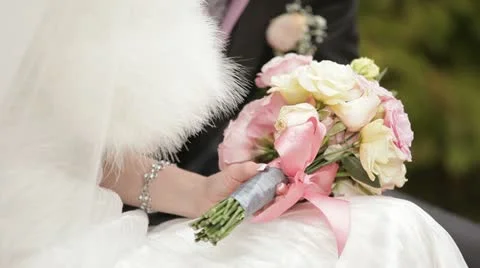 Wedding Bouquet Stock Footage 22419275
