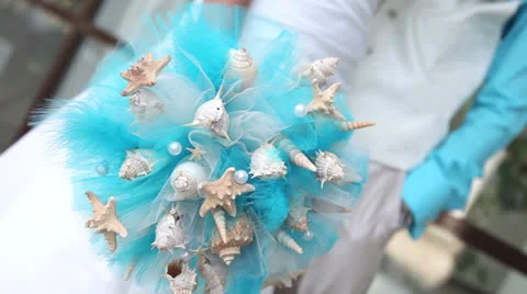 Wedding bouquet. Stock Footage 27194135