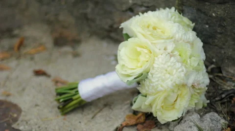 Wedding Bouquet Stock Footage 36824333
