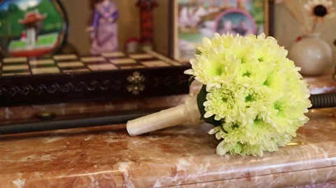 Wedding bouquet Stock Footage 44273722