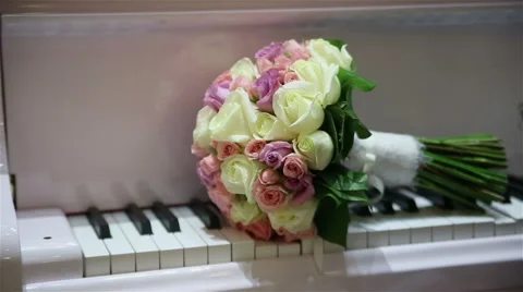 Wedding bouquet Stock Footage 46655342