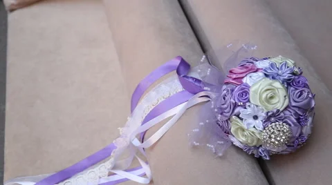 Wedding bouquet Stock Footage 48921717