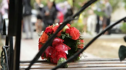 Wedding Bouquet Stock Footage 52424810