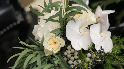 Wedding Bouquet Stock Footage 64008793