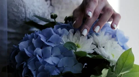 Wedding bouquet Stock Footage 67343495