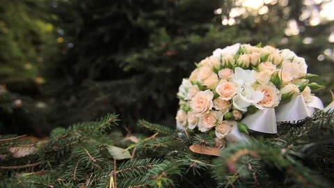 Wedding bouquet Video stock 79160807