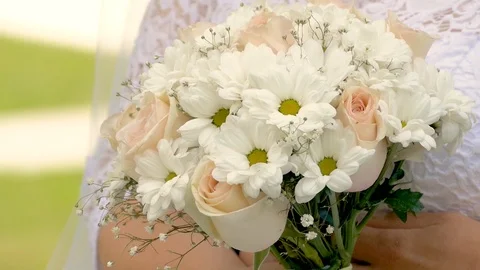 Wedding bouquet. Stock Footage 95454326