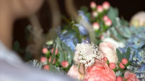 A wedding bouquet Stock Footage 101731179
